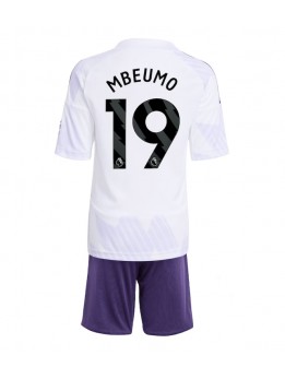 Detské Futbalové oblečenie Manchester United Bryan Mbeumo #19 2025-26 Krátky Rukáv - Preč (+ trenírky)